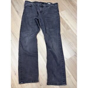 Mavi Myles Men's Black Jeans Straight Leg Size 38/34 Black Denim